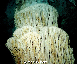 Beautiful stelagmite at Grand Cenote by Marylin Batt 